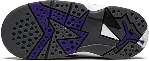 Toddler's Jordan 7 Retro BT "Flint" White/Varsity Purple (DJ2776 100)