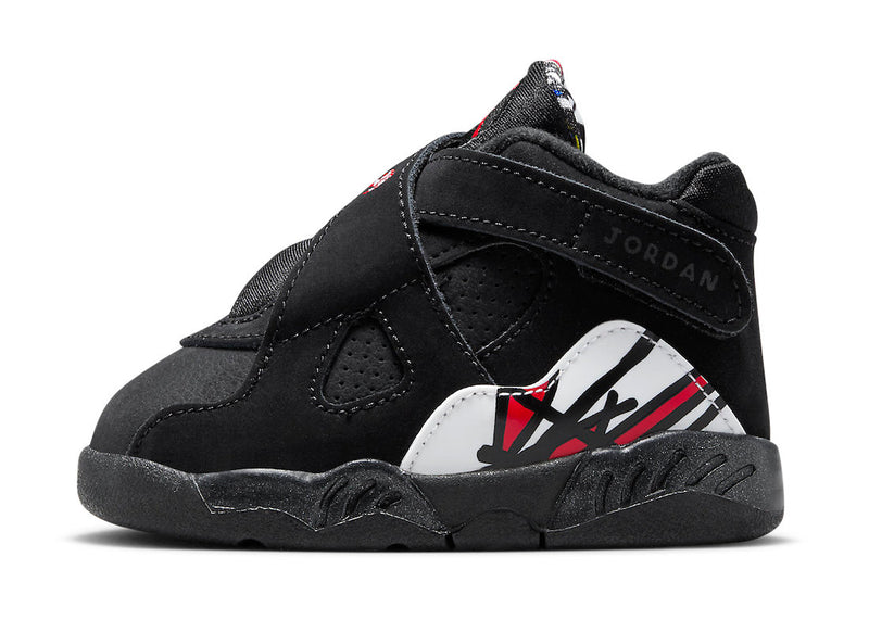 Toddler's Jordan 8 Retro "Playoffs" Black/True Red-White (305360 062)