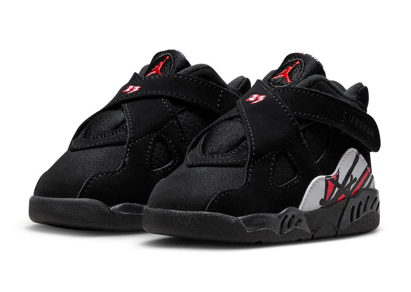 Toddler's Jordan 8 Retro "Playoffs" Black/True Red-White (305360 062)