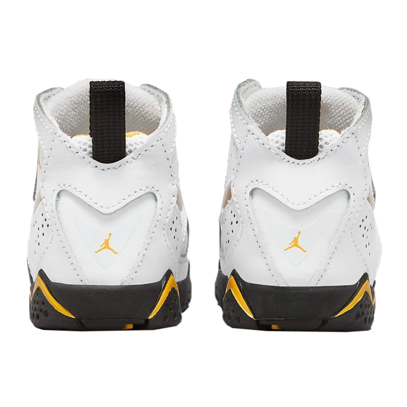 Toddler's Jordan True Flight White/Black-Yellow Ochre (343797 107)