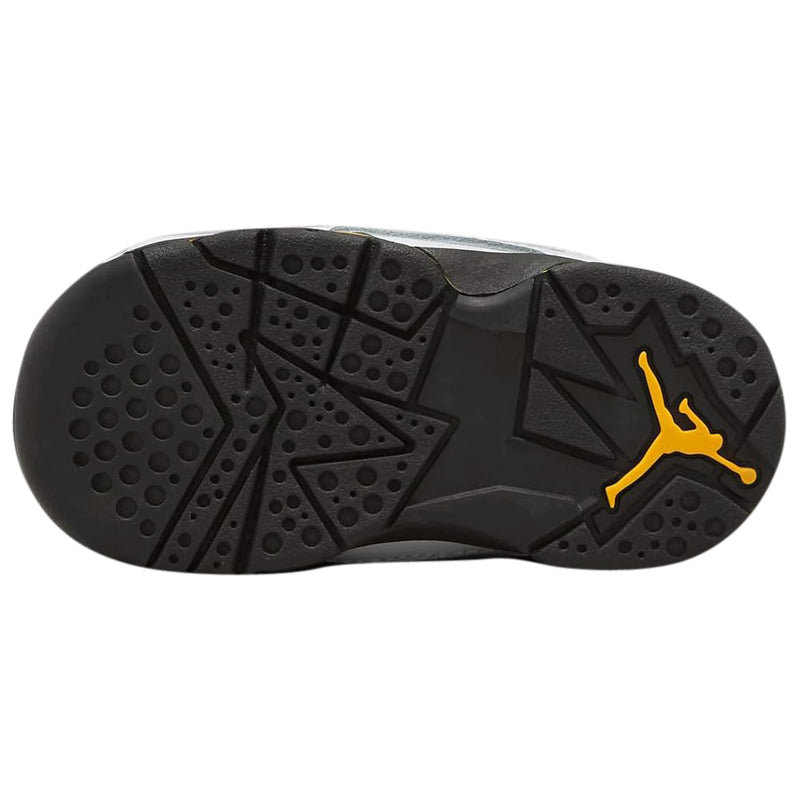 Toddler's Jordan True Flight White/Black-Yellow Ochre (343797 107)