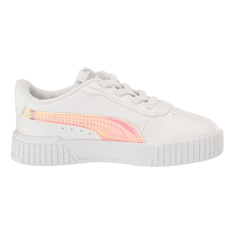 Toddler's Puma Carina 2.0 Holo AC Puma White-Puma Silver (387989 01)