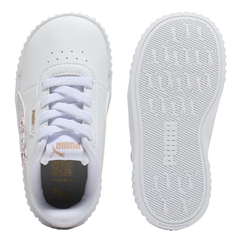 Toddler's Puma Carina 3.0 Frst Blssm AC Puma White-Lilac Frost (403104 01)