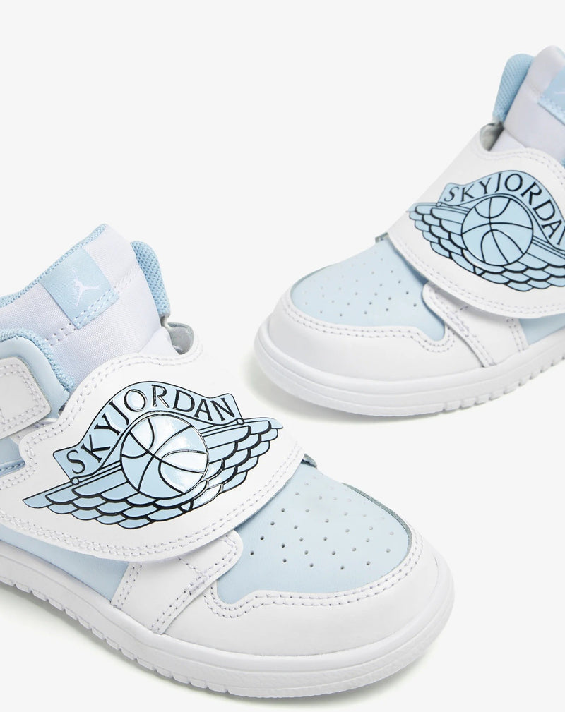 Toddler's Sky Jordan 1 Blue Tint/White-Ice Blue (BQ7196 411)