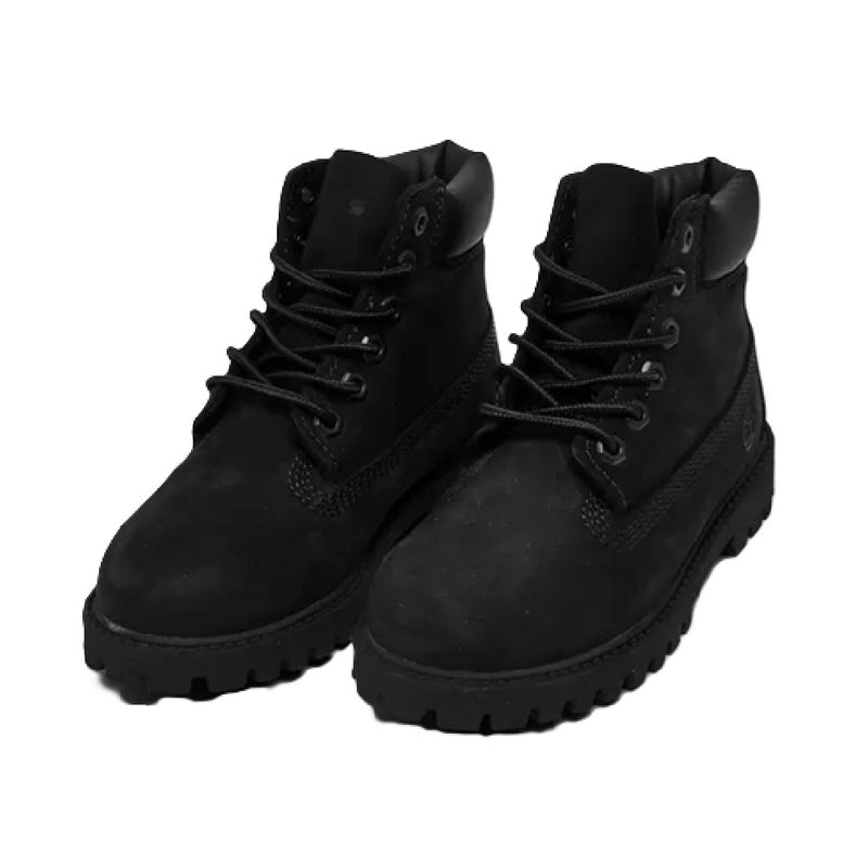 Toddler's Timberland 6 In. Premium Boot Black Nubuck (TB112807 001)