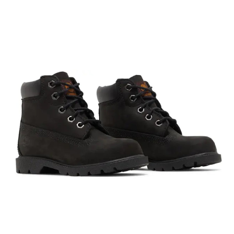 Toddler's Timberland Classic 6 In. Waterproof Boot Black Nubuck (TB010810 001)