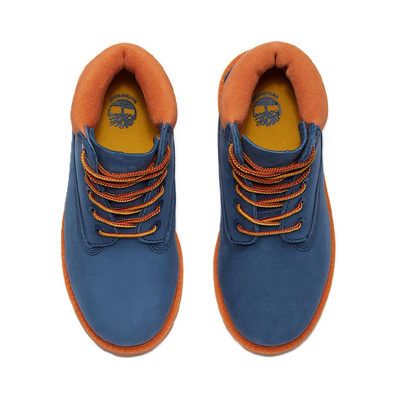 Toddler's Timberland Premium 6 In Boot Dark Blue Nubuck (TB0A6BE6 EP2)