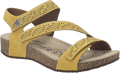 Quarter turn view Women's Josef Seibel Footwear style name Tonga 78 in color Amber. Sku: 78578-380835