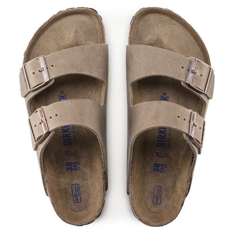 Unisex Birkenstock Arizona Soft Footbed Narrow Fit Toba Brown (0552813)