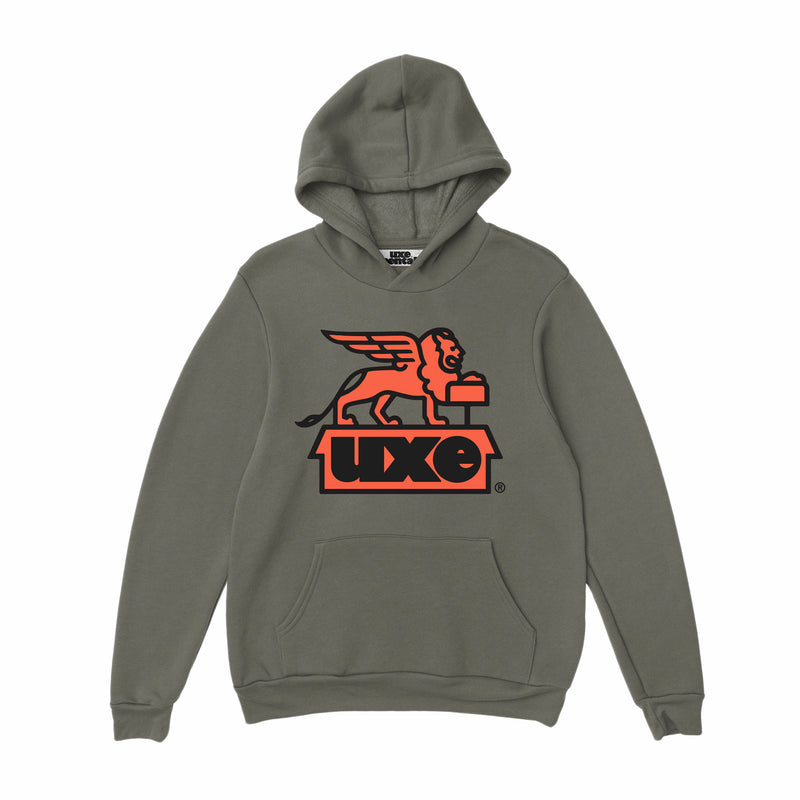 Uxe Mentale Lion Hoodie (Dark Green) - August Shop