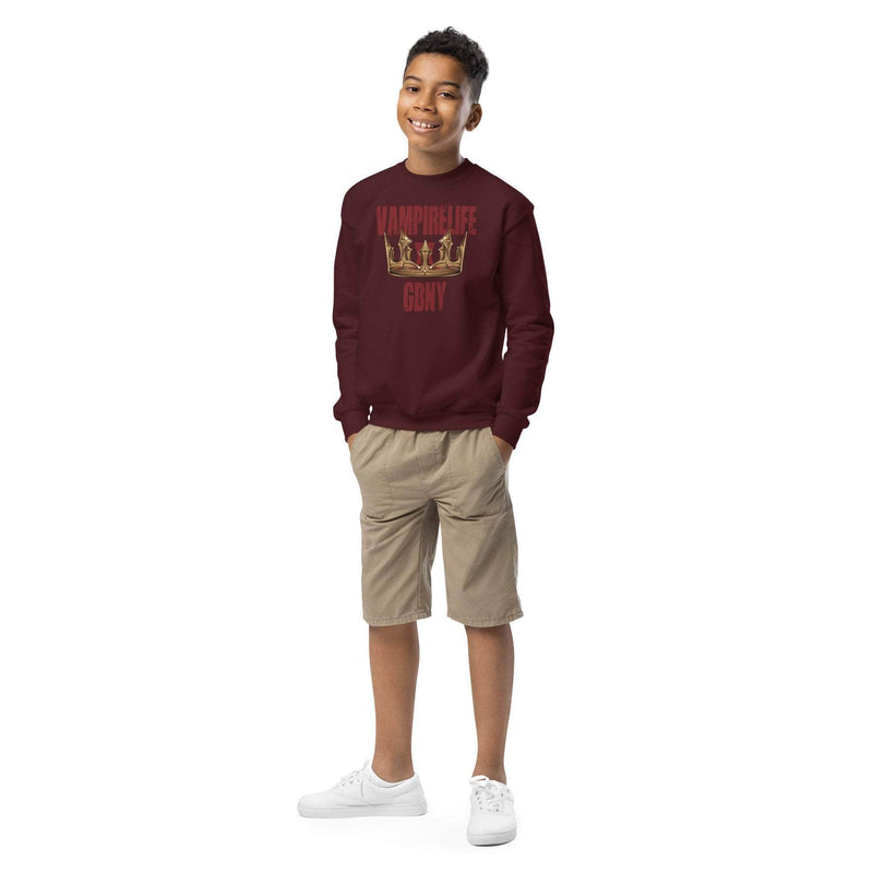 GBNY Maroon / XS Vamp Life x GBNY Land To Empire Sweatshirt - Kid's 2895821_16809