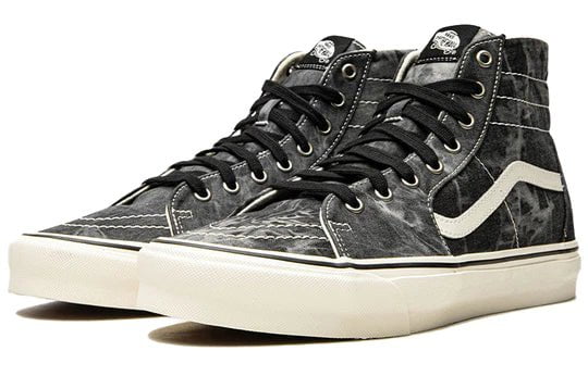 VANS FOOTWEAR Vans Sk8-Hi Tapered 'Denim Destroy - Black Marshmallow' - Men's