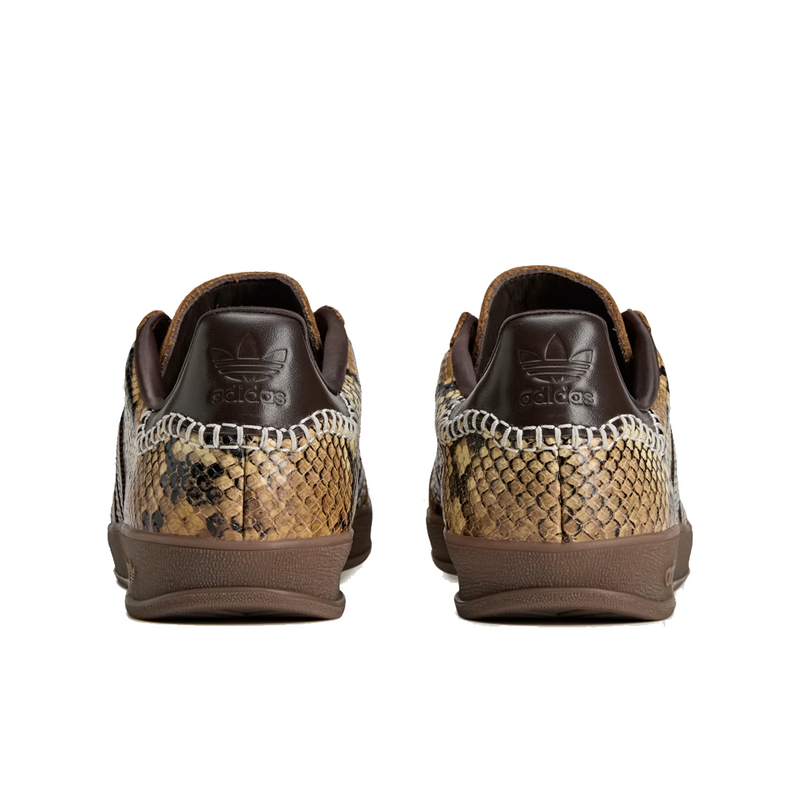 WALES BONNER x GAZELLE INDOOR SHOES SNAKESKIN BROWN