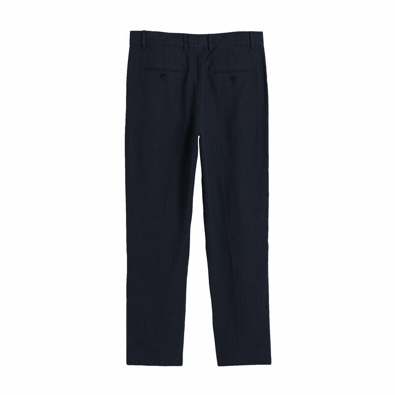 Wax London ALP Trouser 2.0 - Linen (Navy) - August Shop