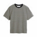 Wax London Dean SS Tee - Jolt Stripe (Navy/Ecru) - August Shop