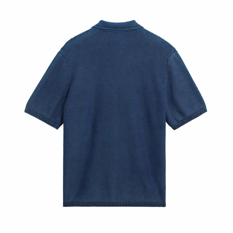 Wax London Ivy Shirt - Dyed Cotton (Blue) - August Shop