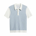 Wax London Turin Polo - Multi Stripe (Ecru) - August Shop