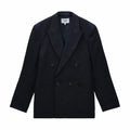 Wax London Vigo Blazer - Linen (Navy) - August Shop