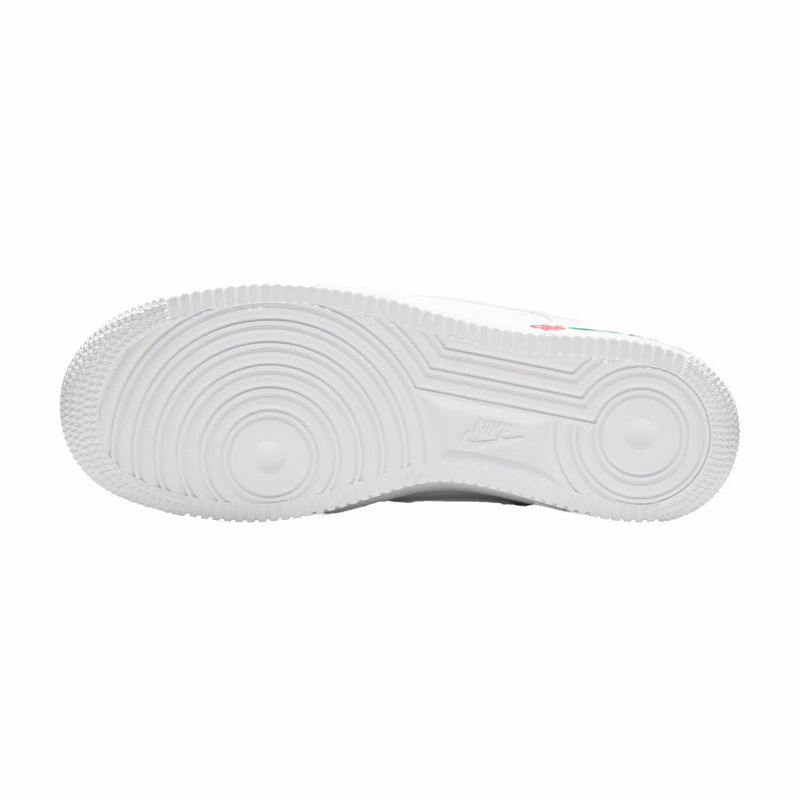 Nike Women's Air Force 1 '07 SE (White/White-Sport Red-Pine Green) - August Shop