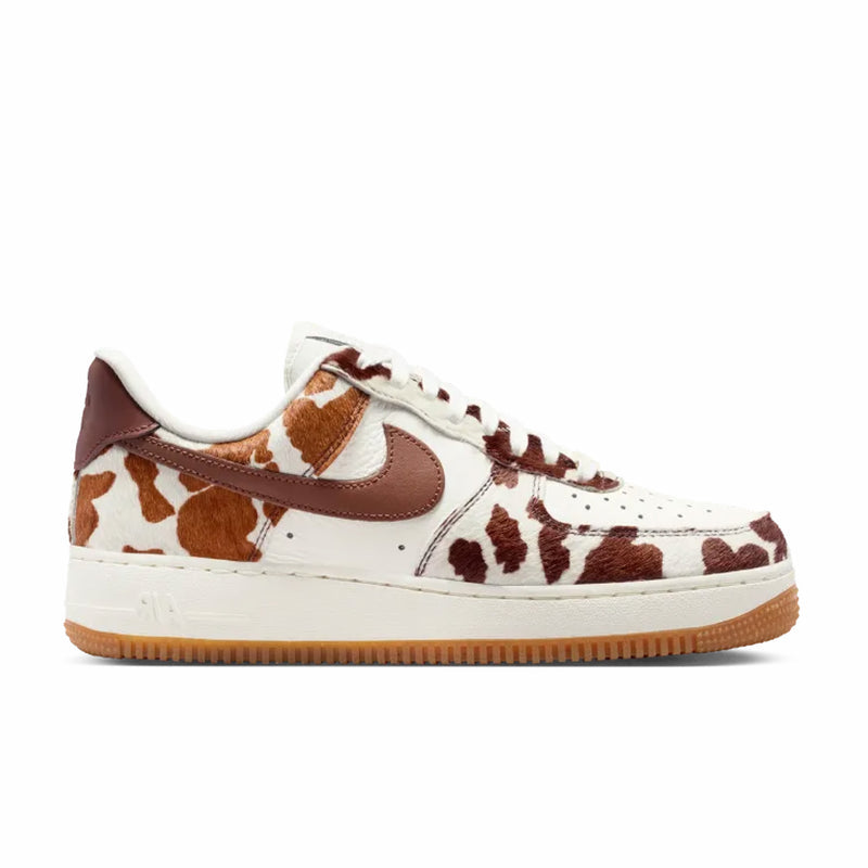Nike Women's Air Force 1 Low "Cow Print" (Field Brown/Sail-Field Brown) - August Shop