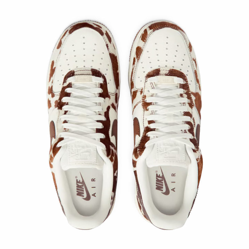 Nike Women's Air Force 1 Low "Cow Print" (Field Brown/Sail-Field Brown) - August Shop