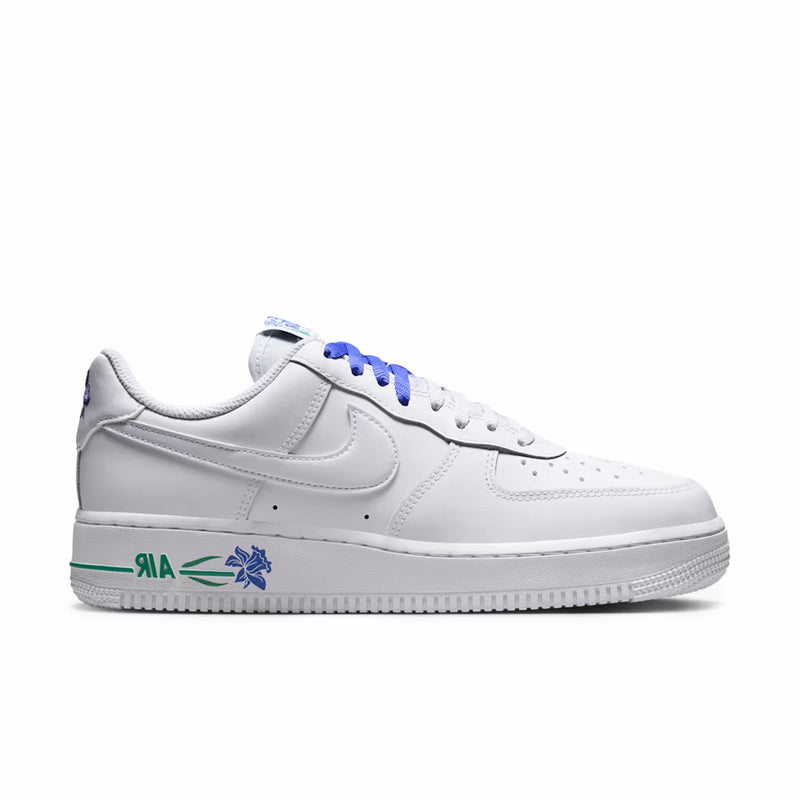 Nike Women's Air Force 1 Low "Persian Violet" (White/White-Persian Violet) - August Shop