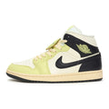Women's Air Jordan 1 Mid SE Sail/Luminous Green-Anthracite (HQ3008 130)