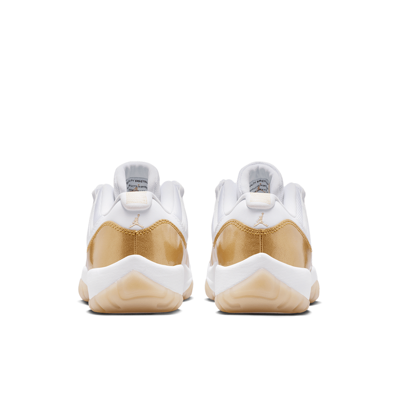 WOMEN'S AIR JORDAN 11 RETRO LOW WHITE / METALLIC GOLD "MOTHER'S DAY"