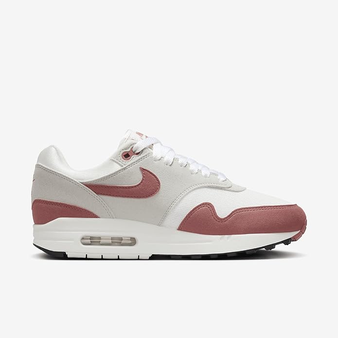 Women's Air Max 1 '87 Sail/Canyon Pink-Black (HM6133 133)