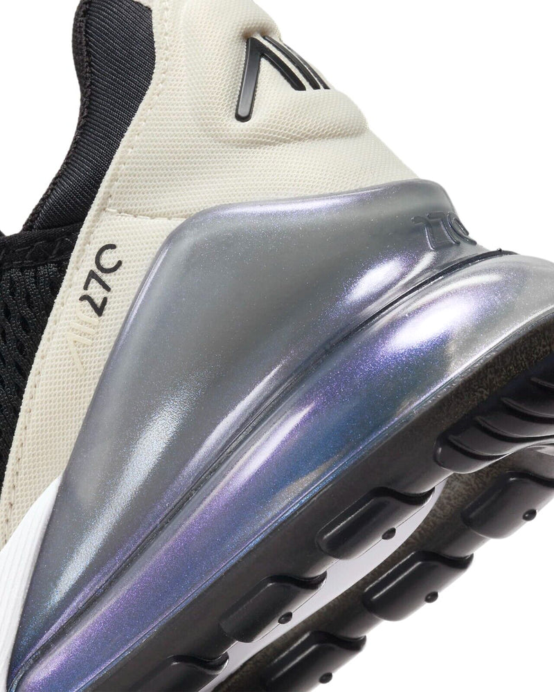 Women's Air Max 270 Black/Metallic Silver-Phantom (DZ7736 002)