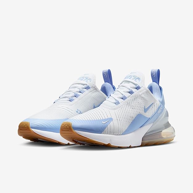 Women's Air Max 270 White/Aluminum-Blue Tint (HJ3222 103)