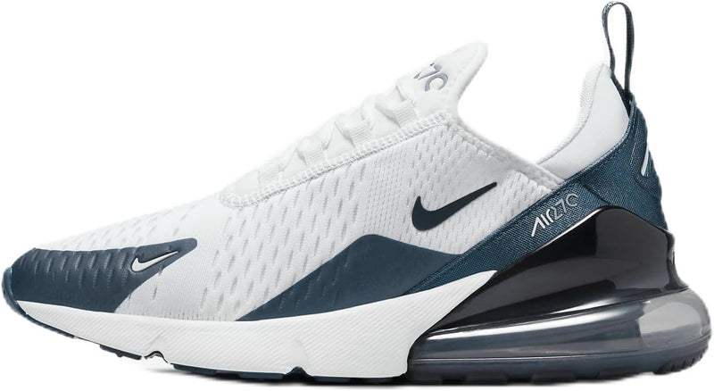 Women's Air Max 270 White/Armory Blue-Navy (HQ1646 100)
