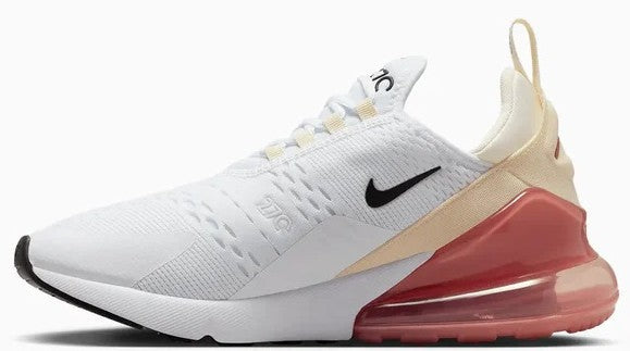 Women's Air Max 270 White/Black-Pale Ivory-Muslin (AH6789 123)