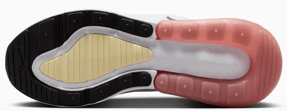 Women's Air Max 270 White/Black-Pale Ivory-Muslin (AH6789 123)
