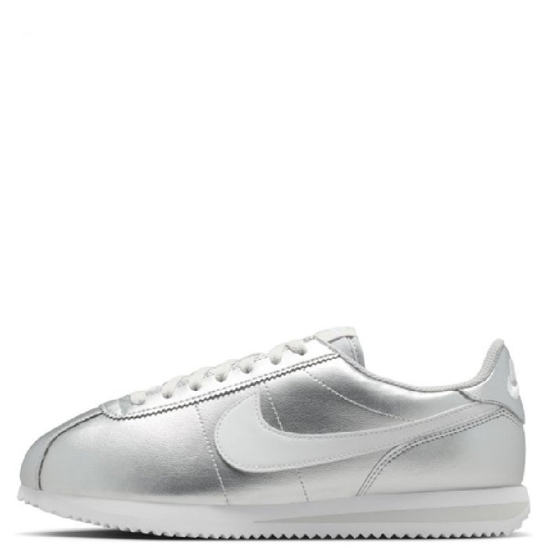 Women's Cortez Metallic Silver/White-Grey Fog (IR0042 001)