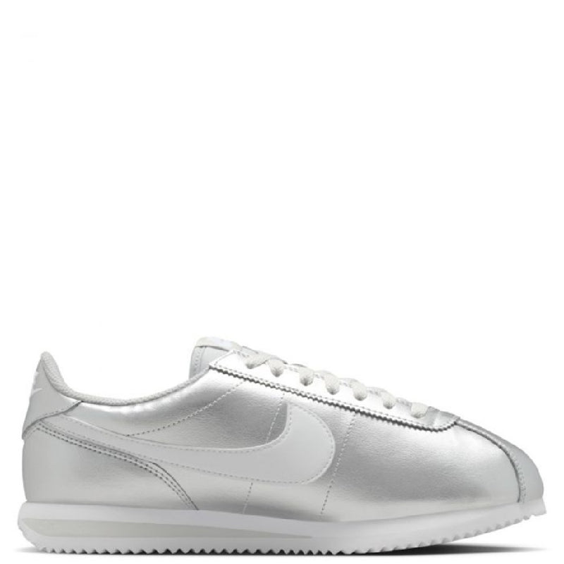 Women's Cortez Metallic Silver/White-Grey Fog (IR0042 001)