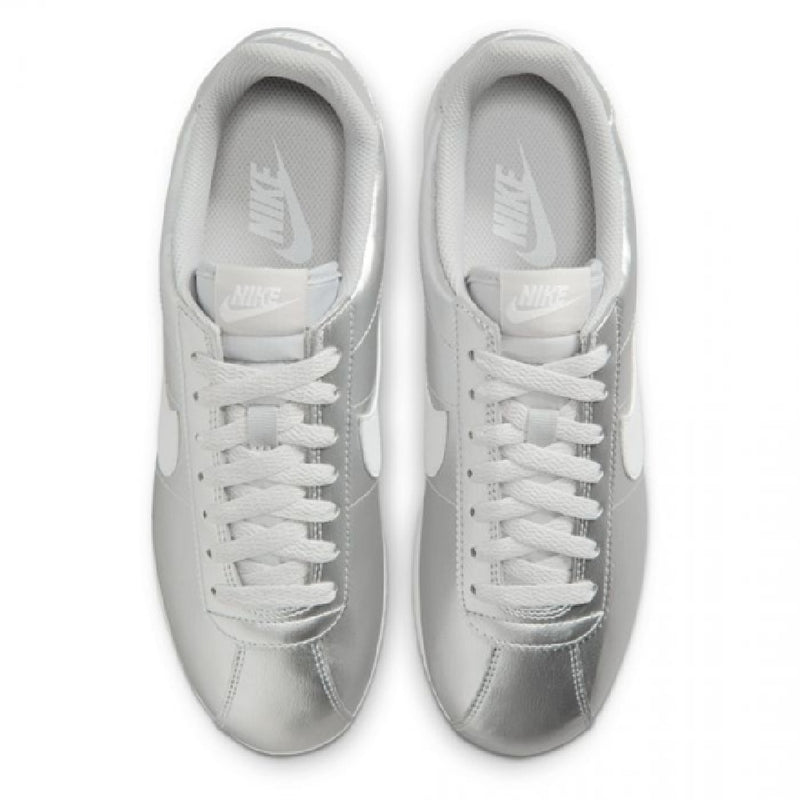 Women's Cortez Metallic Silver/White-Grey Fog (IR0042 001)