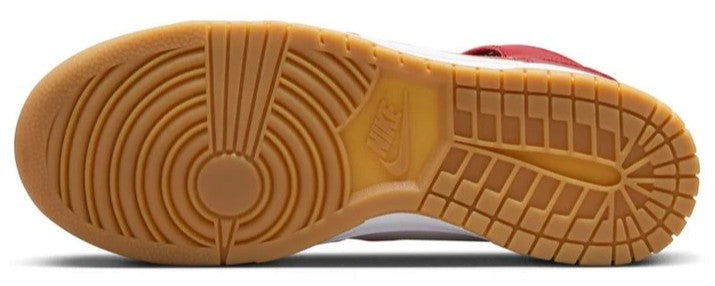 Women's Dunk High Sail/Gym Red-Light Brown (DD1869 114)