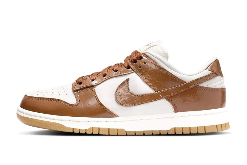 Women's Dunk Low LX "Brown Ostrich" Phantm/Ale Brwn-Sl (FJ2260 001)