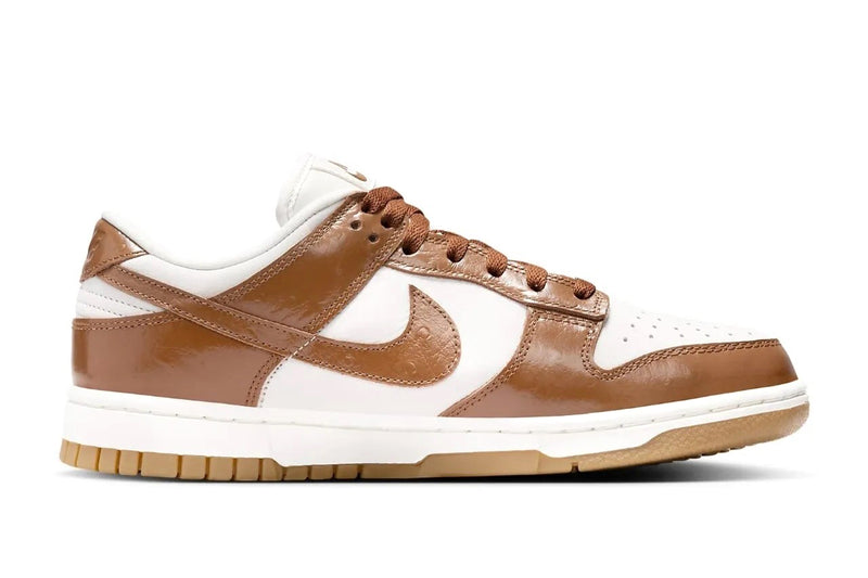 Women's Dunk Low LX "Brown Ostrich" Phantm/Ale Brwn-Sl (FJ2260 001)