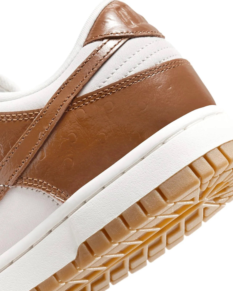 Women's Dunk Low LX "Brown Ostrich" Phantm/Ale Brwn-Sl (FJ2260 001)
