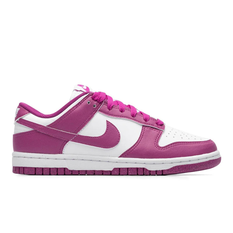 Women's Dunk Low Next Nature White/Hot Fuchsia (DD1873 110)
