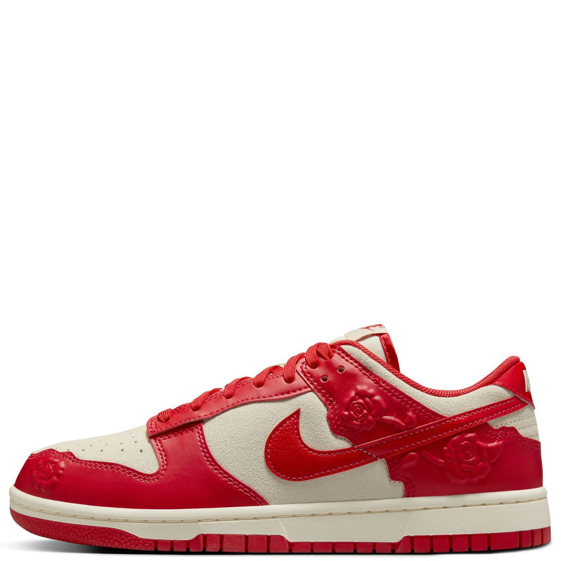 Women's Dunk Low "Red Roses" Coconut Milk/Univer Red (HF1986 100)