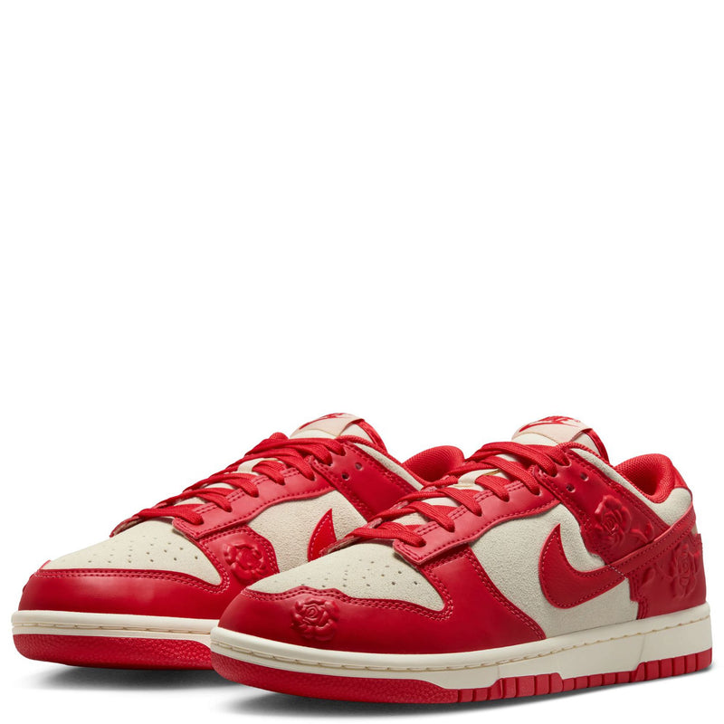 Women's Dunk Low "Red Roses" Coconut Milk/Univer Red (HF1986 100)