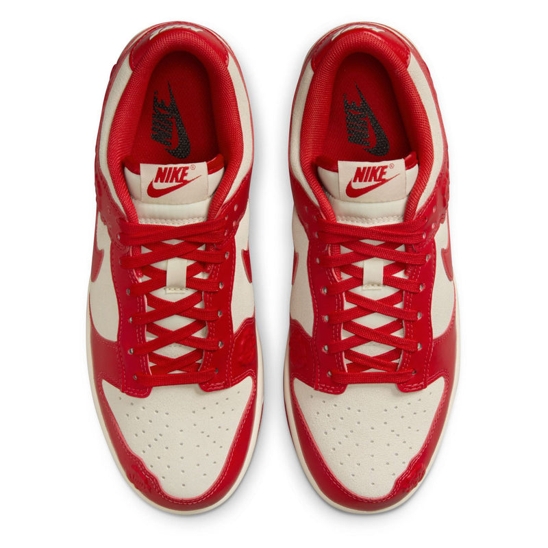 Women's Dunk Low "Red Roses" Coconut Milk/Univer Red (HF1986 100)