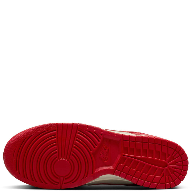 Women's Dunk Low "Red Roses" Coconut Milk/Univer Red (HF1986 100)