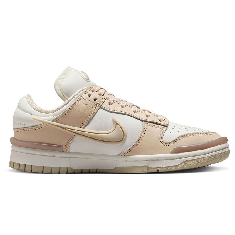 Women's Dunk Low Twist Sail/Sanddrift-Pink Oxford (DZ2794 102)