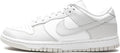 Women's Dunk Low White/Photon Dust-White (DD1503 103)