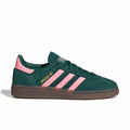 Adidas Women's Handball Spezial (Collegiate Green/Pink Spark/Gold Metallic) - August Shop