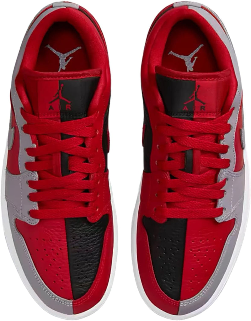 Women's Jordan 1 Low SE Gym Red/Cement Grey-Black (DR0502 600)